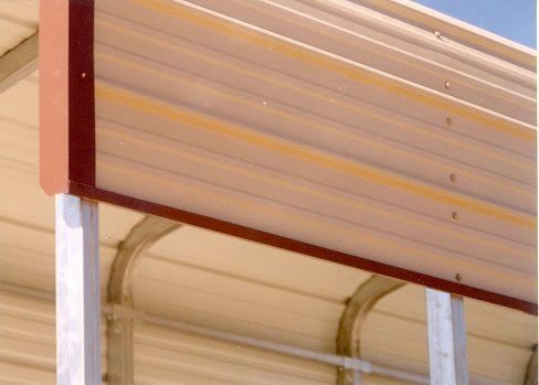 Metal carport trim