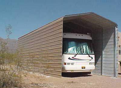 Carport with Two Sides Added