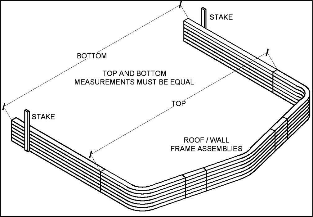 Steel Building Kits : Roof and Wall Frame Assembly