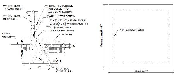 Anchoring to concrete slab 