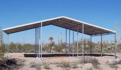 Continuous Slope Horse Shelter Base Model