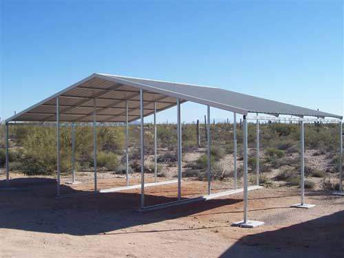 Base Model Continuous Slope Horse Shelter