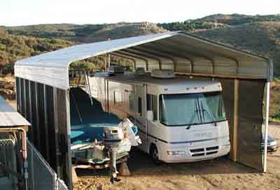 RV CARPORT IN ROMONA, CA