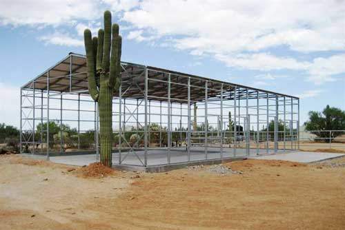 STEEL BUILDING WITH STUCCO 1