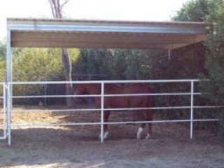 Single Slope Horse and Livestock Shelter Single Slope Horse and Livestock Shelter