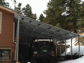 Single Slope Designed for Heavy Snow Load Single Slope Designed for Heavy Snow Load