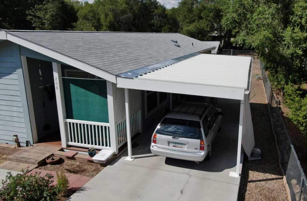 Single Slope Carport for Home