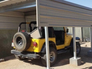 Single slope with optional side panels Single Slope with Side Panels