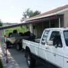 Carport Installation with Family