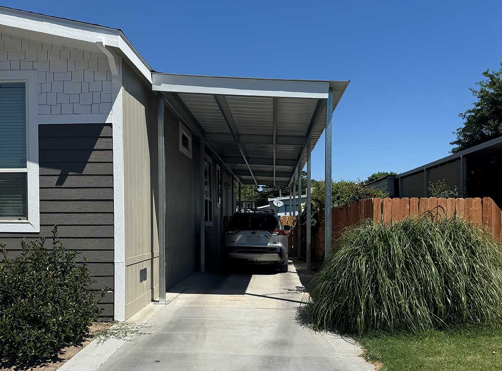 Single Slope Carport for Home